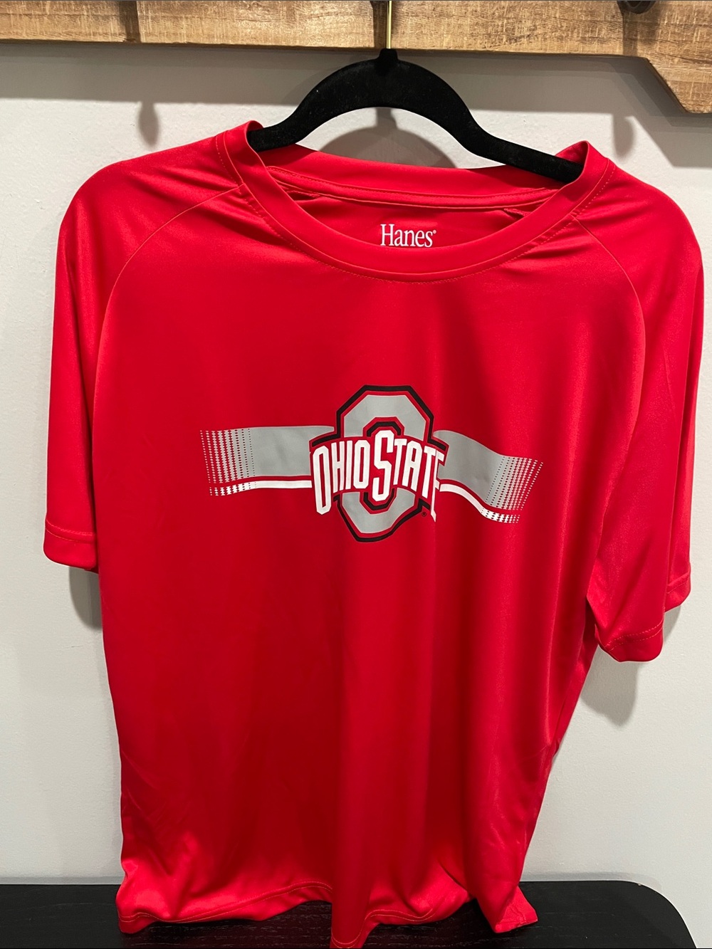 Hanes Red Ohio State Short-Sleeve Team Tee